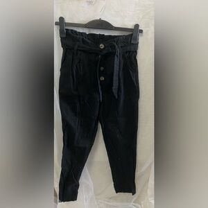 EUC H&M High-Waisted Paperbag Trousers US 6